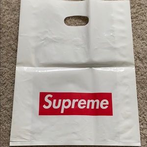Supreme plastic bag
